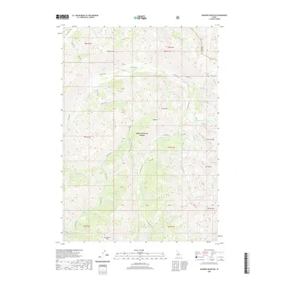 2020 Map of Nahneke Mountain, 2020 Print