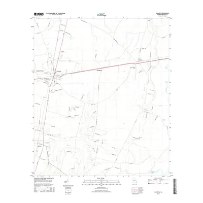 2014 Map of Nahunta, 2014 Print