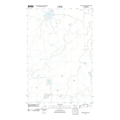 2011 Map of Nahwatzel Lake, 2011 Print