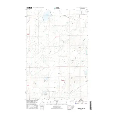 2017 Map of Nahwatzel Lake, 2017 Print