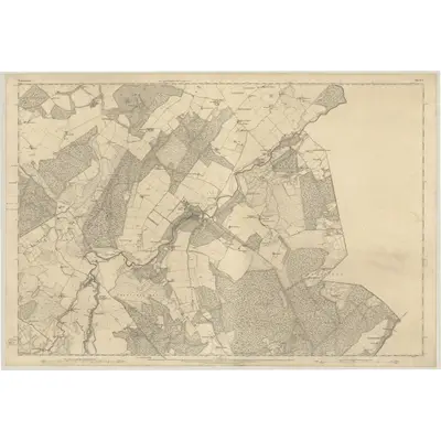 1869 Map of Nairnshire, Sheet V, 1871 Print