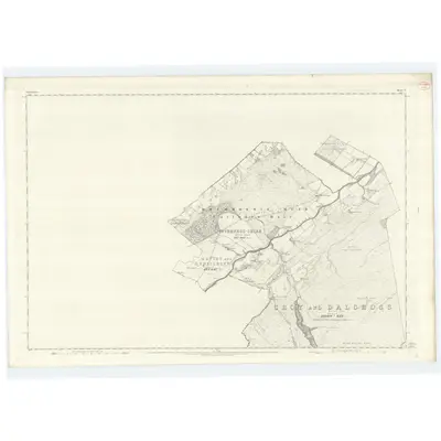 1869 Map of Nairnshire, Sheet VI, 1871 Print