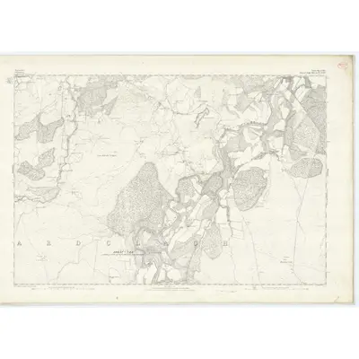 1868 Map of Nairnshire, Sheet VIII, 1871 Print