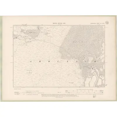 1904 Map of Nairnshire Sheet VIII.SW, 1906 Print