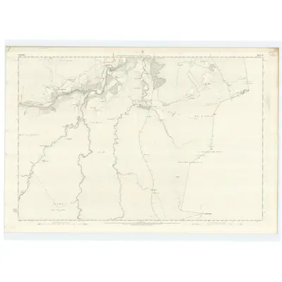 1869 Map of Nairnshire, Sheet XI, 1871 Print