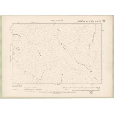 1904 Map of Nairnshire Sheet XII.SE, 1906 Print