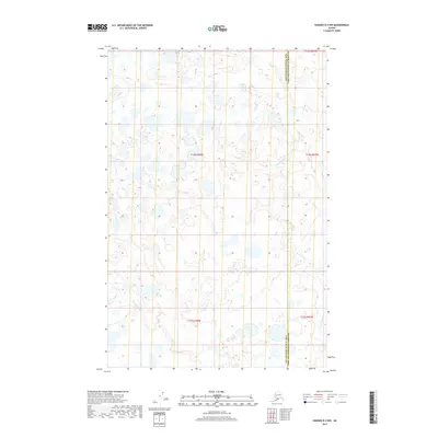 2019 Map of Naknek D-4 NW, 2019 Print