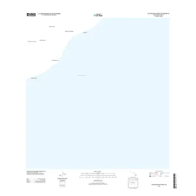 2013 Map of Naliikakani Point, 2013 Print