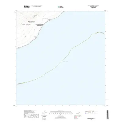 2017 Map of Naliikakani Point, 2017 Print