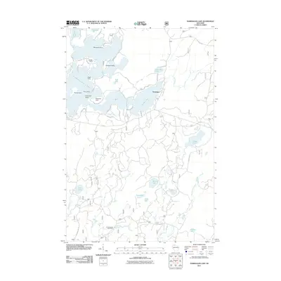 2011 Map of Namekagon Lake, 2011 Print