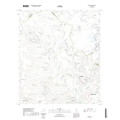 2019 Map of Nameless, 2019 Print