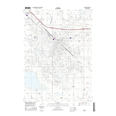 2017 Map of Nampa, 2017 Print