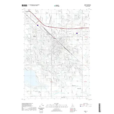 2020 Map of Nampa, 2020 Print