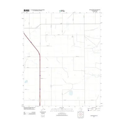 2012 Map of Nance Ranch, 2012 Print