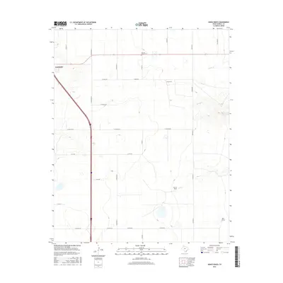2016 Map of Nance Ranch, 2016 Print