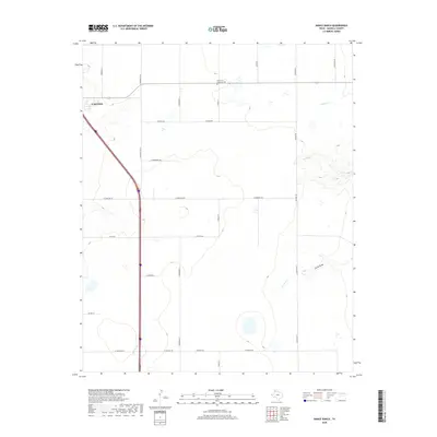 2019 Map of Nance Ranch, 2019 Print