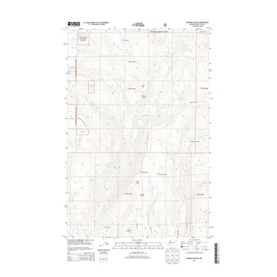 2014 Map of Naneum Canyon, 2014 Print