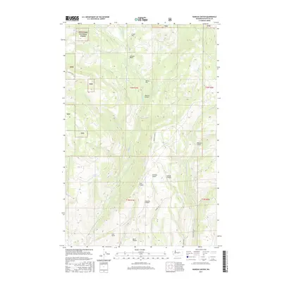 2017 Map of Naneum Canyon, 2017 Print