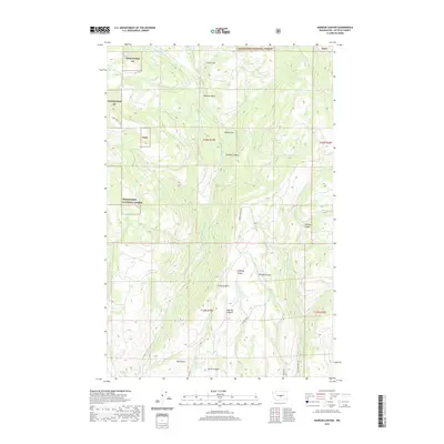 2020 Map of Naneum Canyon, 2020 Print