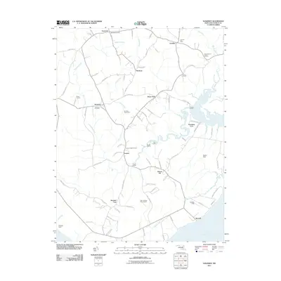 2011 Map of Nanjemoy, 2011 Print