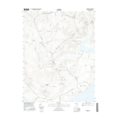 2016 Map of Nanjemoy, 2016 Print