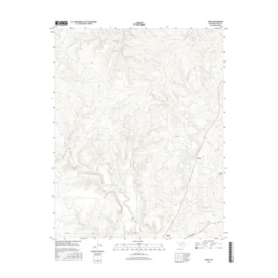 2016 Map of Nanos, 2016 Print