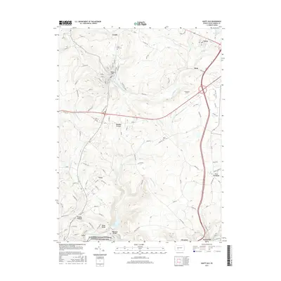 2016 Map of Nanty Glo, 2016 Print