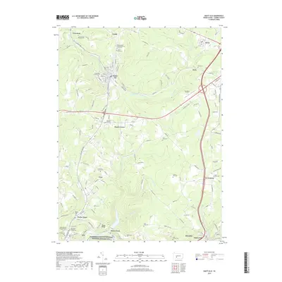 2019 Map of Nanty Glo, 2019 Print