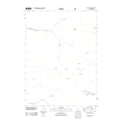 2011 Map of Naomi Peak, 2011 Print