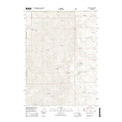 2014 Map of Naomi Peak, 2014 Print
