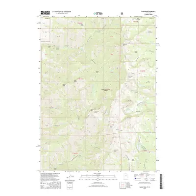 2017 Map of Naomi Peak, 2017 Print