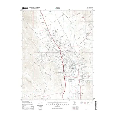 2015 Map of Napa, 2015 Print