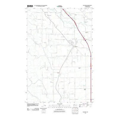 2011 Map of Napavine, 2011 Print