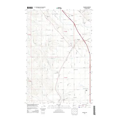2014 Map of Napavine, 2014 Print