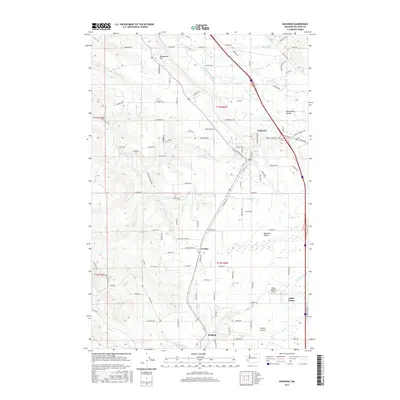2017 Map of Napavine, 2017 Print