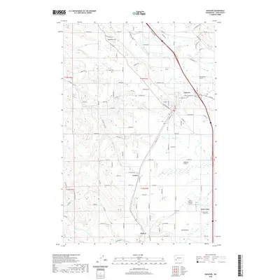 2020 Map of Napavine, 2020 Print