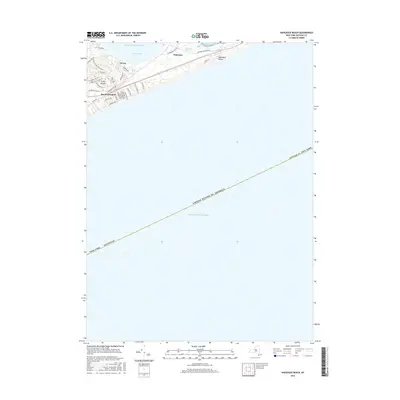 2016 Map of Napeague Beach, 2016 Print
