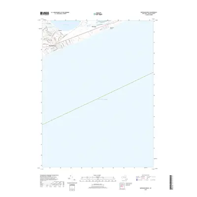 2019 Map of Napeague Beach, 2019 Print