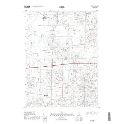 2018 Map of Naperville, 2018 Print