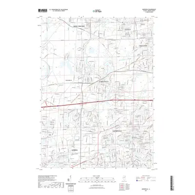 2021 Map of Naperville, 2021 Print