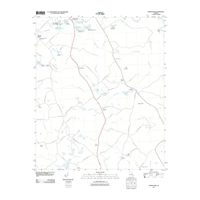 2011 Map of Napier Pond, 2011 Print