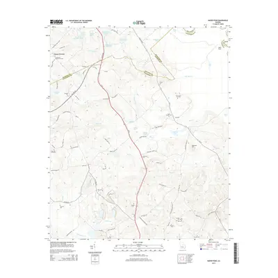 2014 Map of Napier Pond, 2014 Print