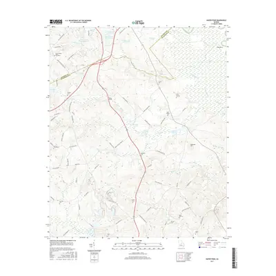 2017 Map of Napier Pond, 2017 Print