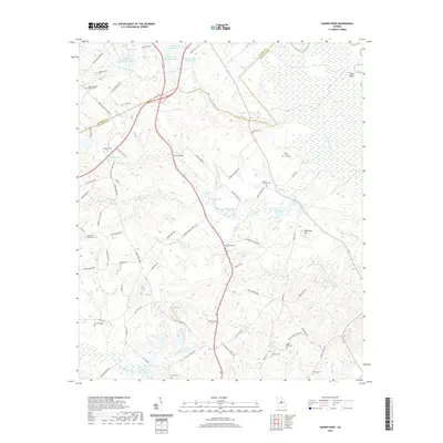 2020 Map of Napier Pond, 2020 Print