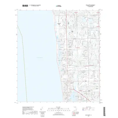 2018 Map of Naples North, 2018 Print
