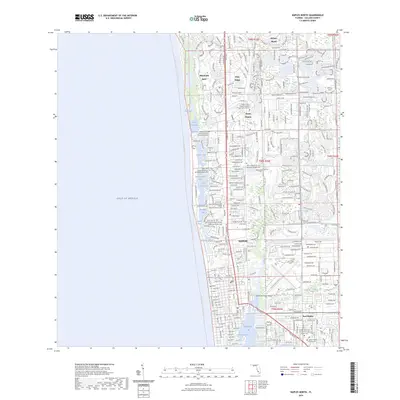 2024 Map of Naples North, 2024 Print