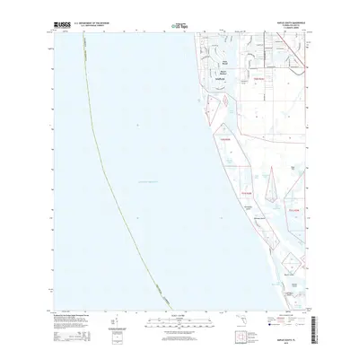 2015 Map of Naples South, 2015 Print