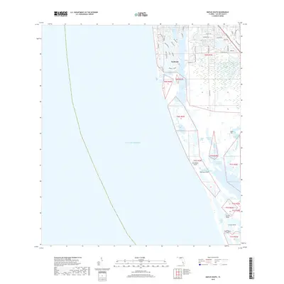 2018 Map of Naples South, 2018 Print