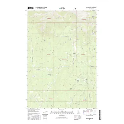 2017 Map of Napoleon Hill, 2017 Print