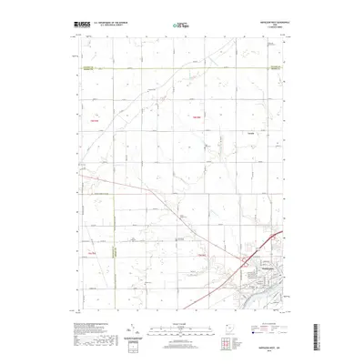 2019 Map of Napoleon West, 2019 Print